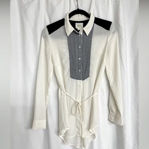 Maeve Anthropologie button down shirt